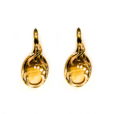 Серьги «Ландыши» из серебра