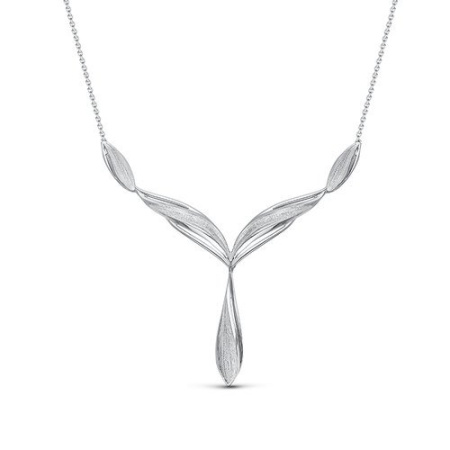 Колье из серебра с фианитами