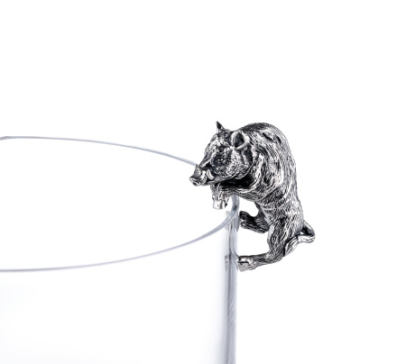 Серебряный собутыльник «Кабан»