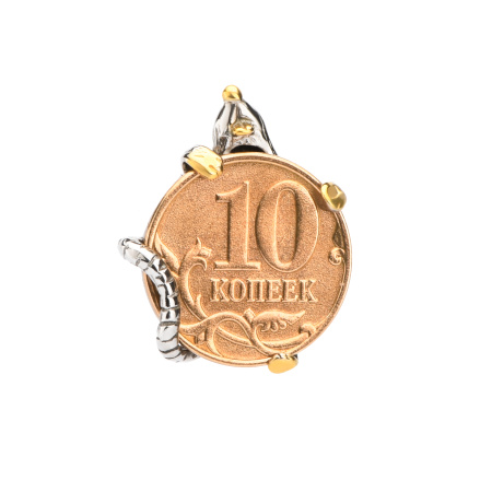 Серебряный сувенир монета