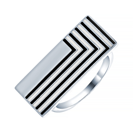 Серебряное кольцо с эмалью