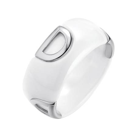 Кольцо из серебра с керамикой