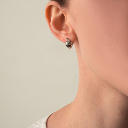 Серьги из серебра «Желудь»