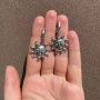 Серьги из серебра «Солнышко»