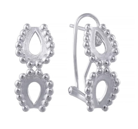 Серьги из серебра 925 пробы
