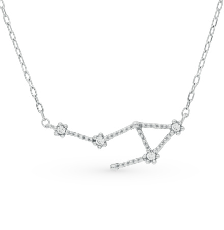 Колье из серебра «Весы»