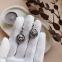 Серьги из серебра «Вельможа»