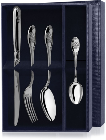 Серебряный набор столовый «Эгоист-Единство»