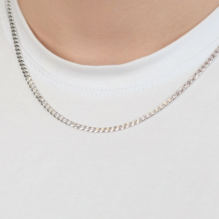 Цепь серебряная «Панцирная»