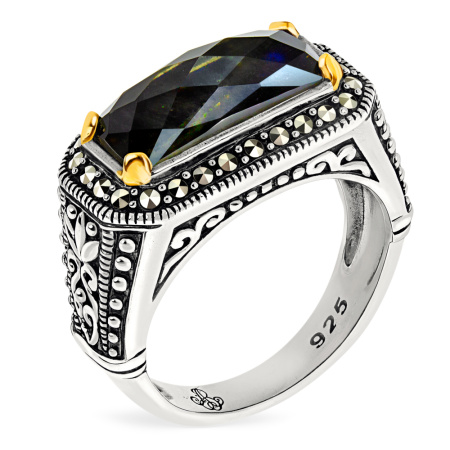 Серебряное кольцо ALEXANDRE VASSILIEV с лабрадоритом