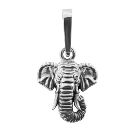 Подвеска из серебра «Слон»