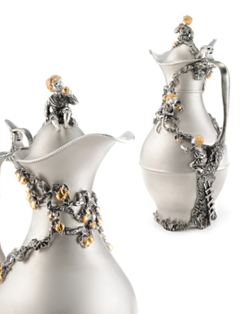 Серебряный кувшин «Яблочный спас»