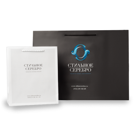 Серебряная елочная игрушка «Сани»