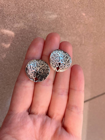 Серьги из серебра