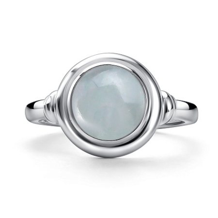 Серебряное кольцо с аквамарином