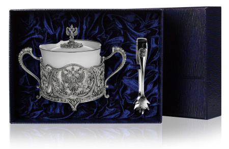 Сахарница «Герб» с щипцами