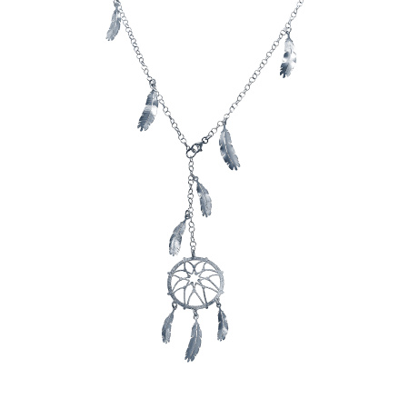 Серебряное колье «Ловец снов»