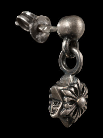 Серебряная моносерьга «Звезда»