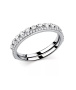 Серебряное кольцо с фианитами «Shine»