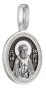 Серебряная подвеска «Св.Сергей»