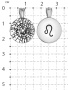 Серебряная подвеска с фианиатми «Зодиак Лев»