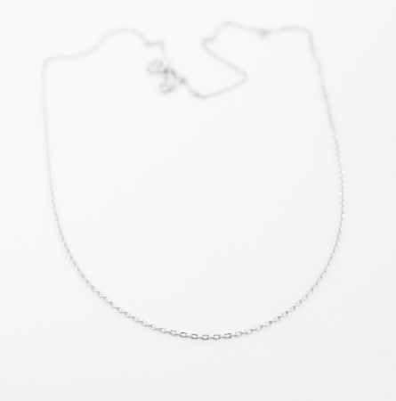 Цепь серебряная «Якорная»