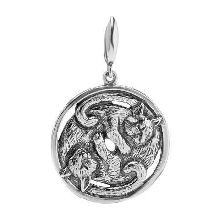 Серебряная подвеска «Валет»