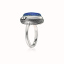 Кольцо из серебра с камнем лазурит