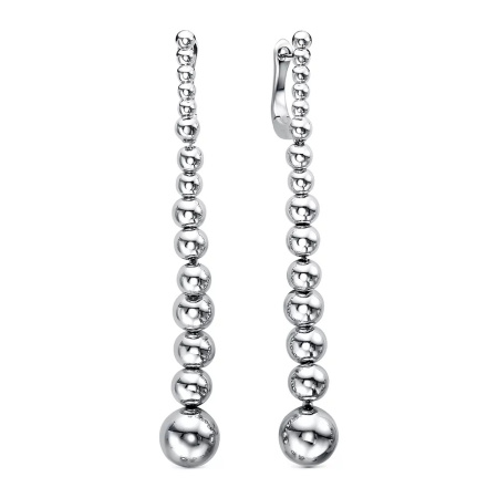 Серьги из серебра «Шарики»
