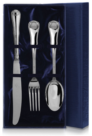 Серебряный набор столовый «Визит» 3 предмета