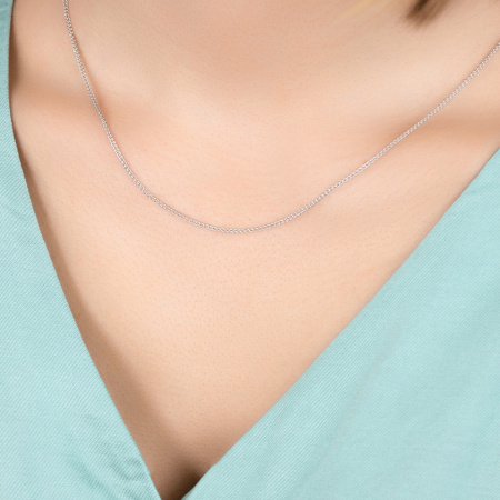 Серебряная цепь «Веревка»