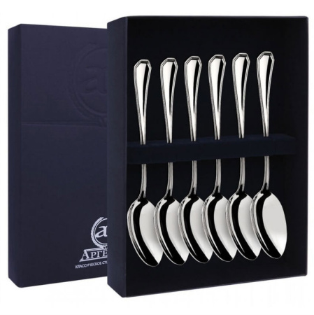 Серебряный набор «Элегант» 6 чайных ложек