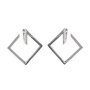 Серебряные серьги «Геометрия»