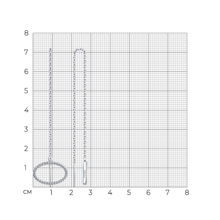 Серебряные серьги с фианитами
