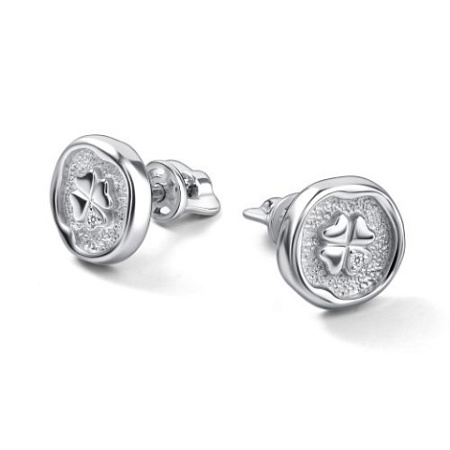 Серьги из серебра с бриллиантами