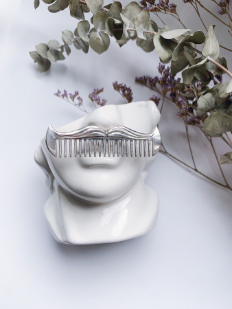 Расческа «Усы» из серебра