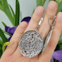 Серьги из серебра «Ягоды»