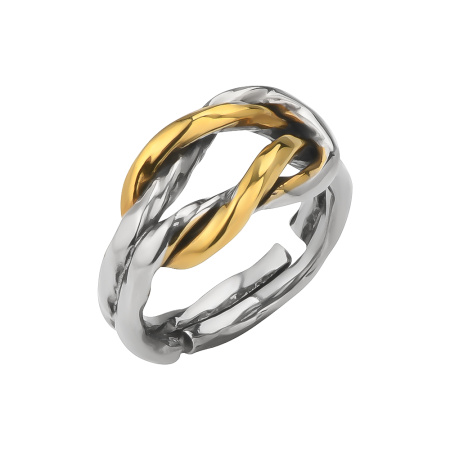 Серебряное кольцо «Узел»