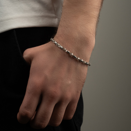 Серебряный браслет «Полярная Звезда»