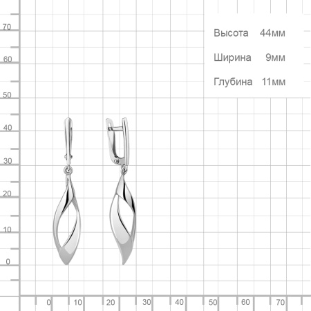 Серьги из серебра